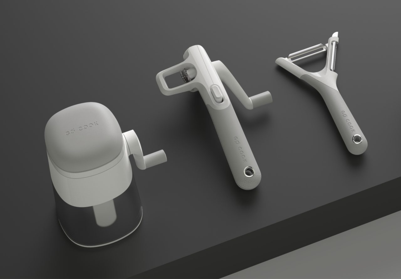 Transform the everyday through design. Go-Cook kitchen tools for Tesco.