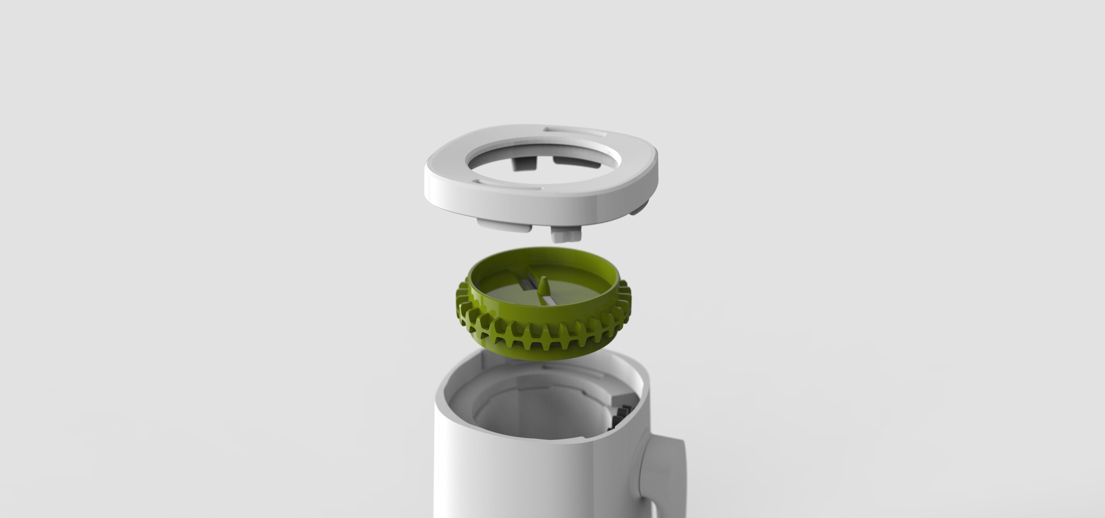 Go-Cook spiraliser mechanism for Tesco.