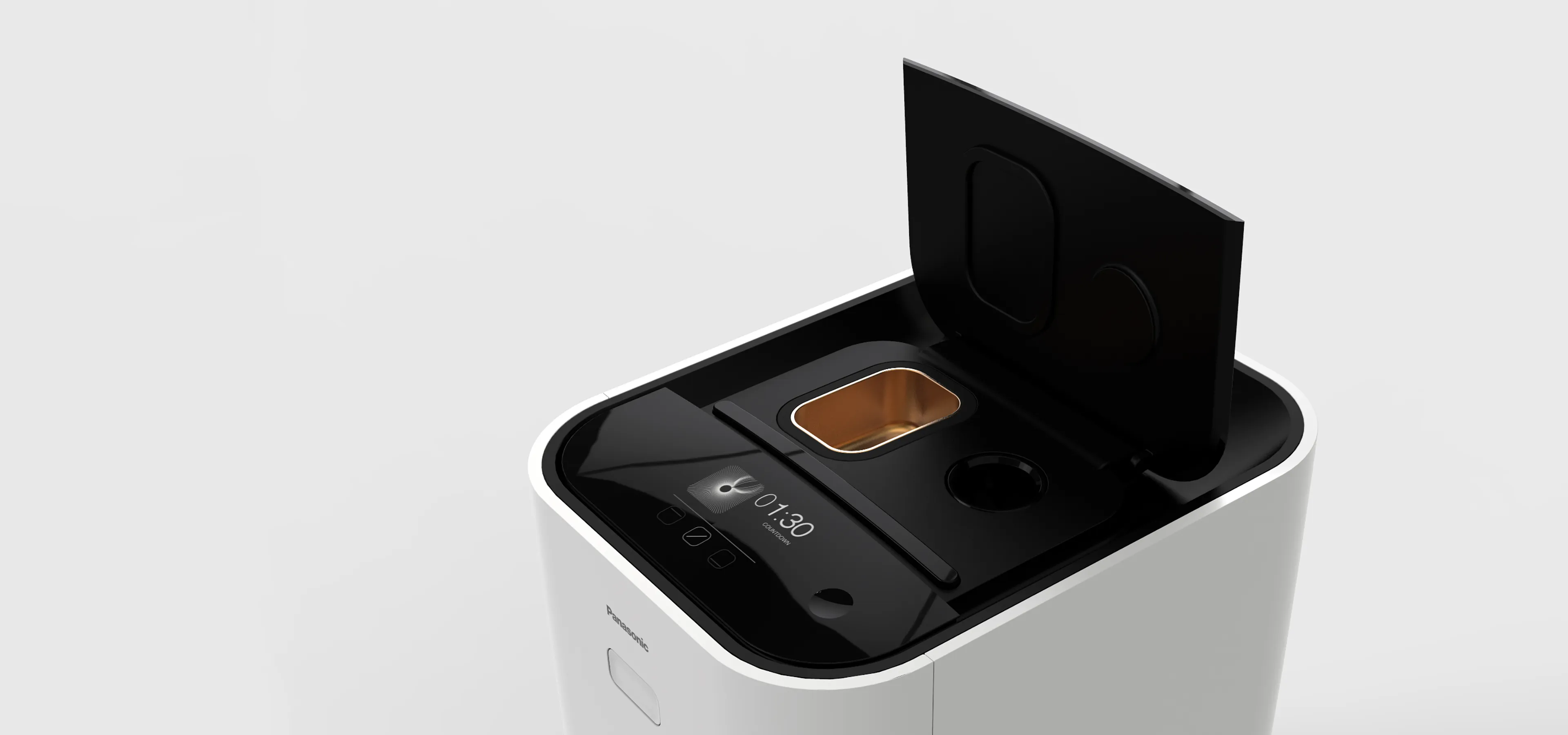 A view into the Panasonic bread machine by Rodd Design