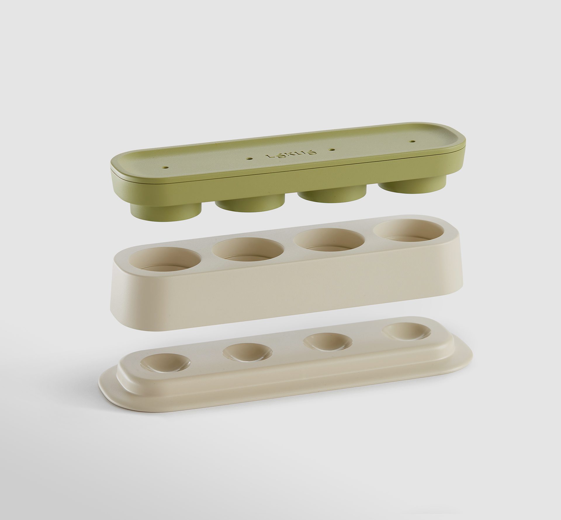 Exploded view of the veggie baller