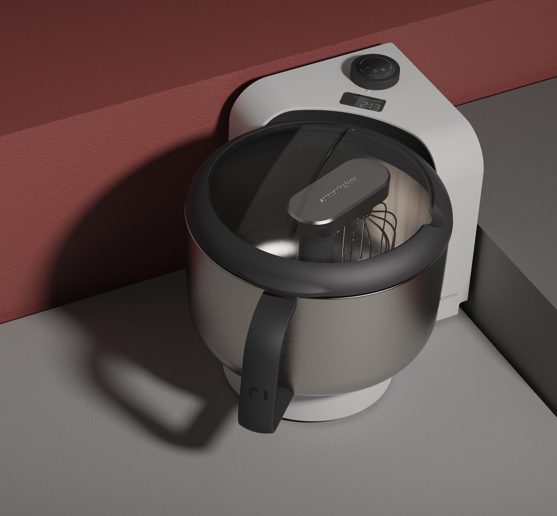 Components of the Future of Food preparation corner mixer for Morphy Richards, designed by Rodd