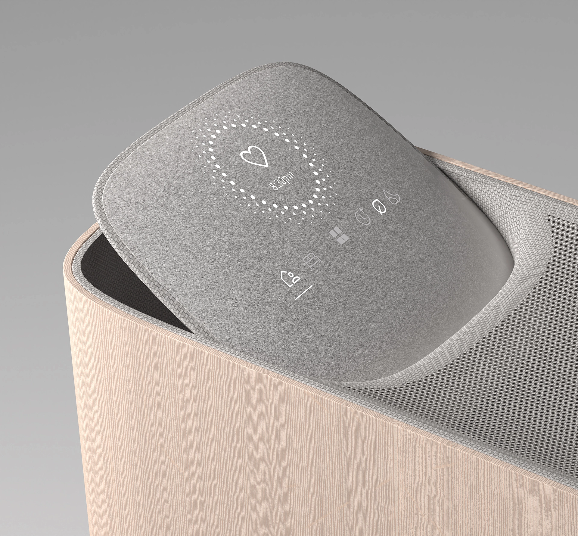 Aalto home air purification UI designed by Rodd