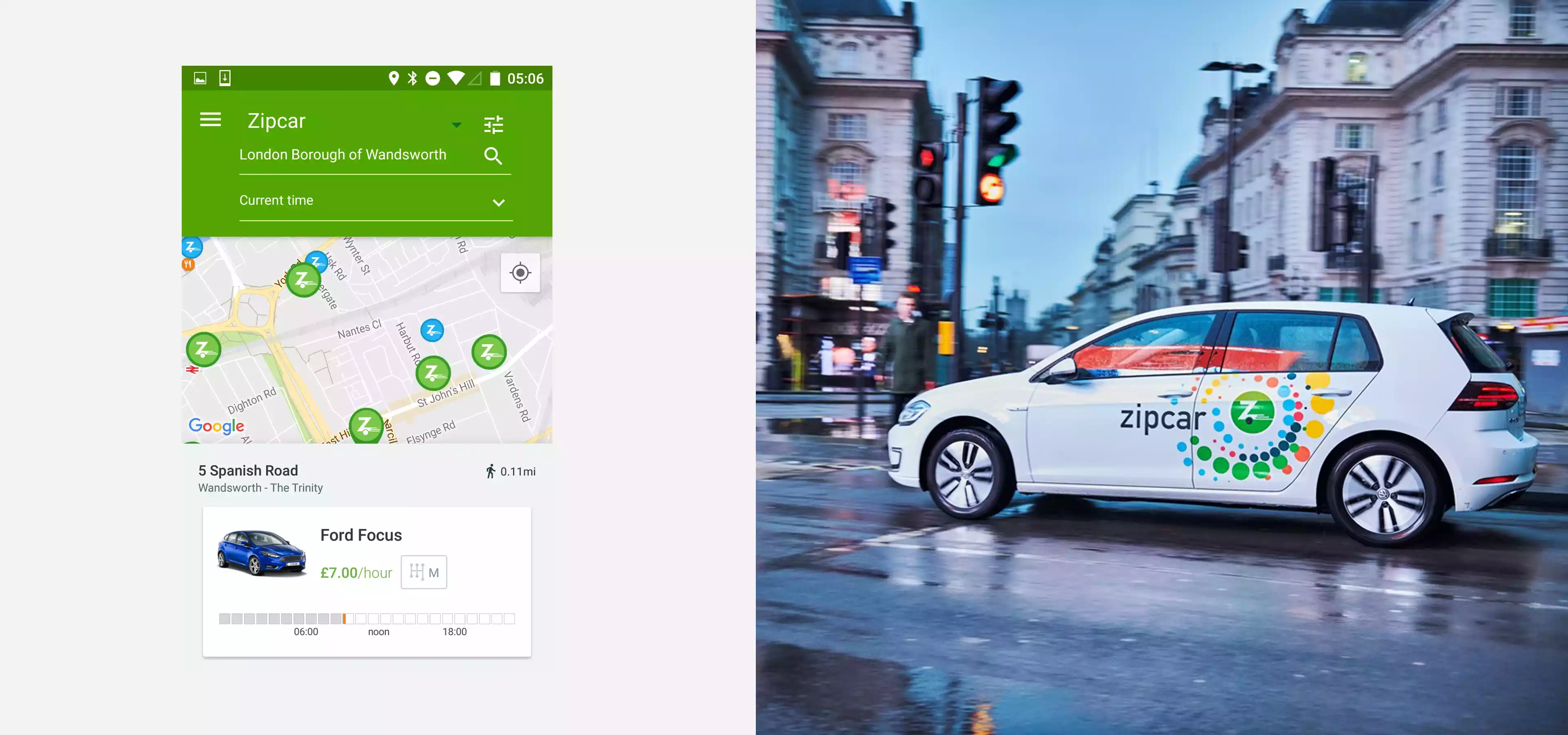 zipcar example to explain the concept of PaaS