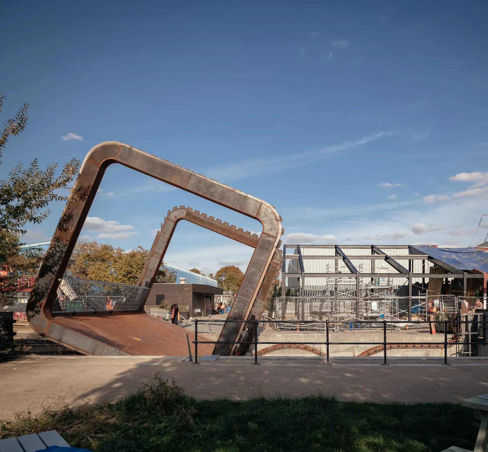 Cody Dock rotating bridge featured by Rodd