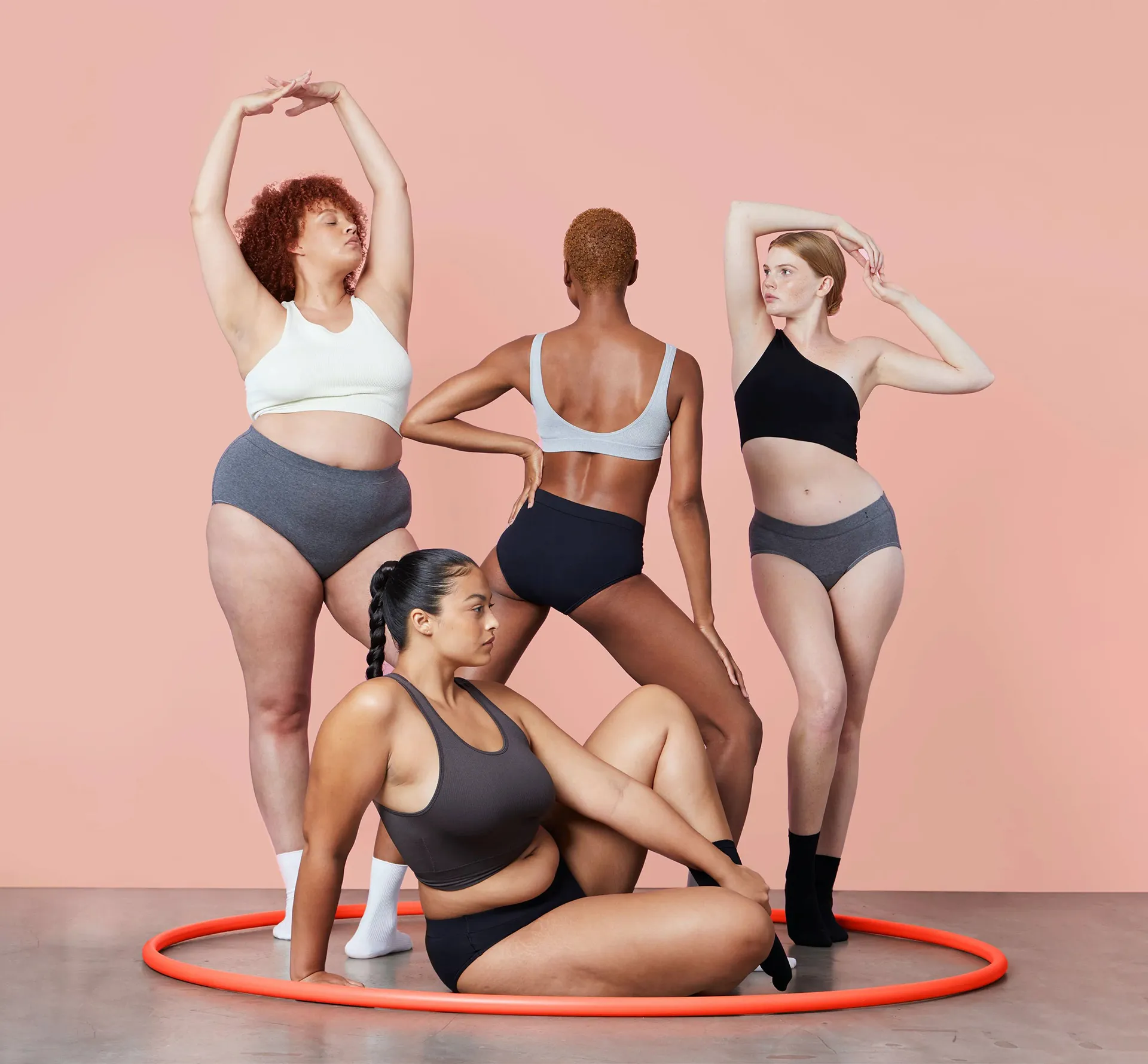 Four women wearing Thinx featured by Rodd