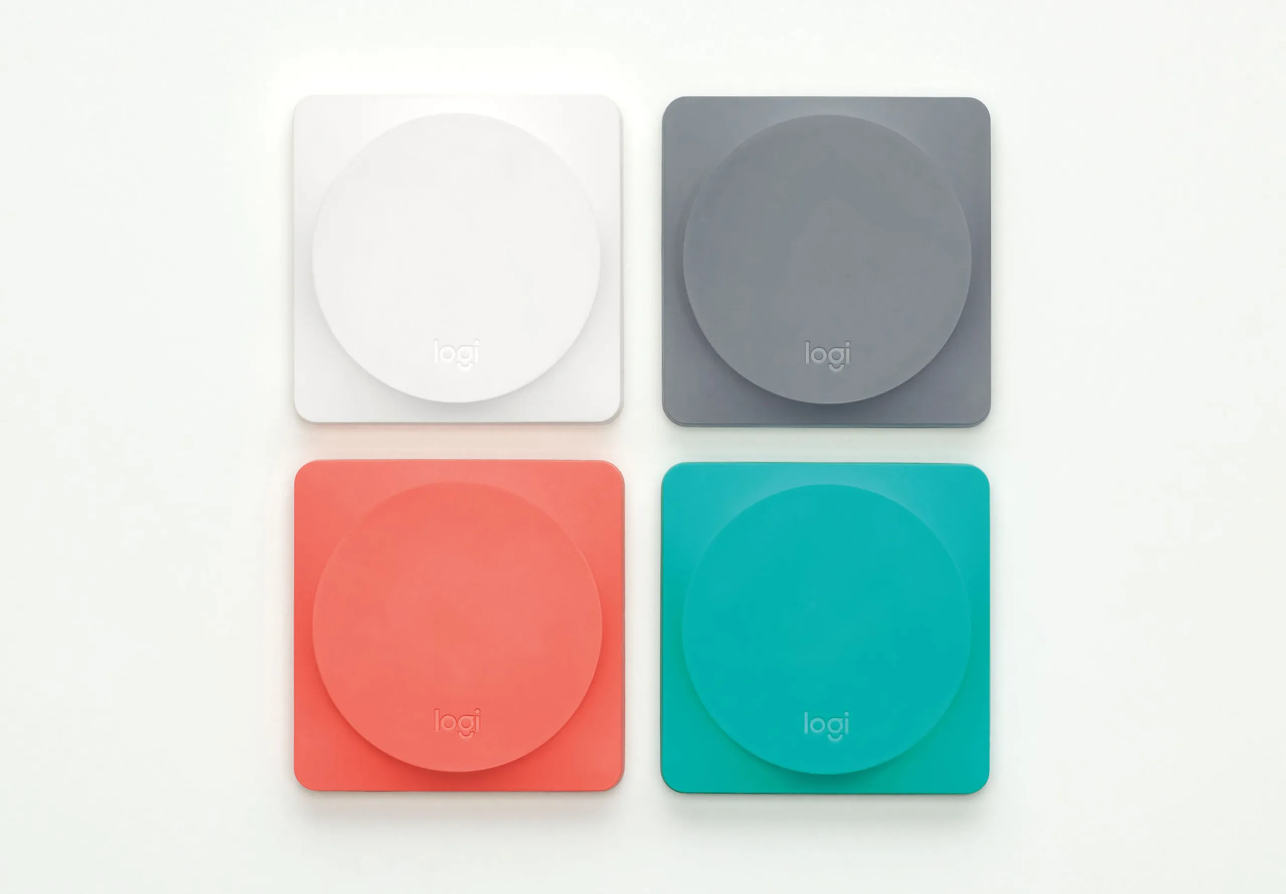 Four Logi Pop devices in different colourways featured by Rodd