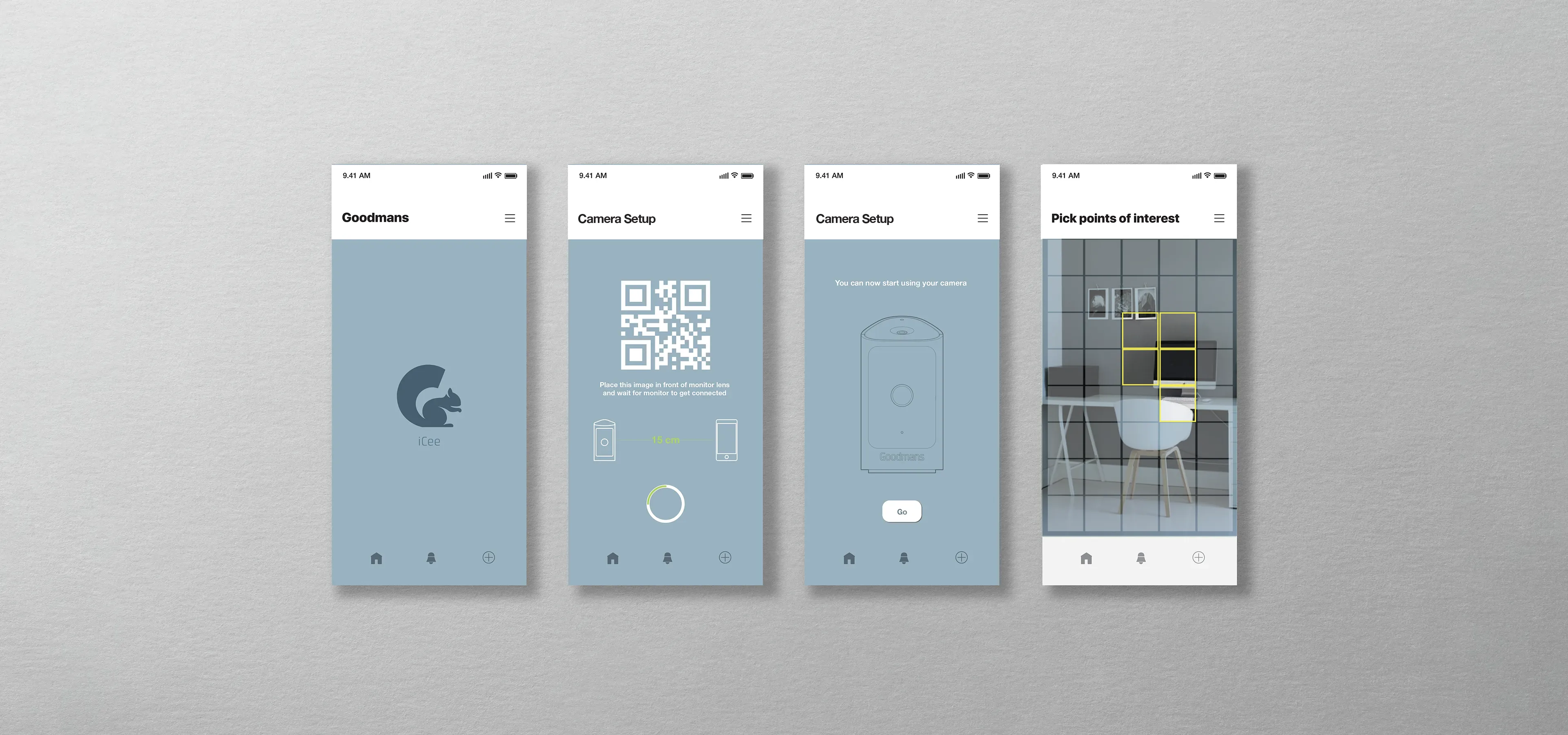 Digital design of the iCee app