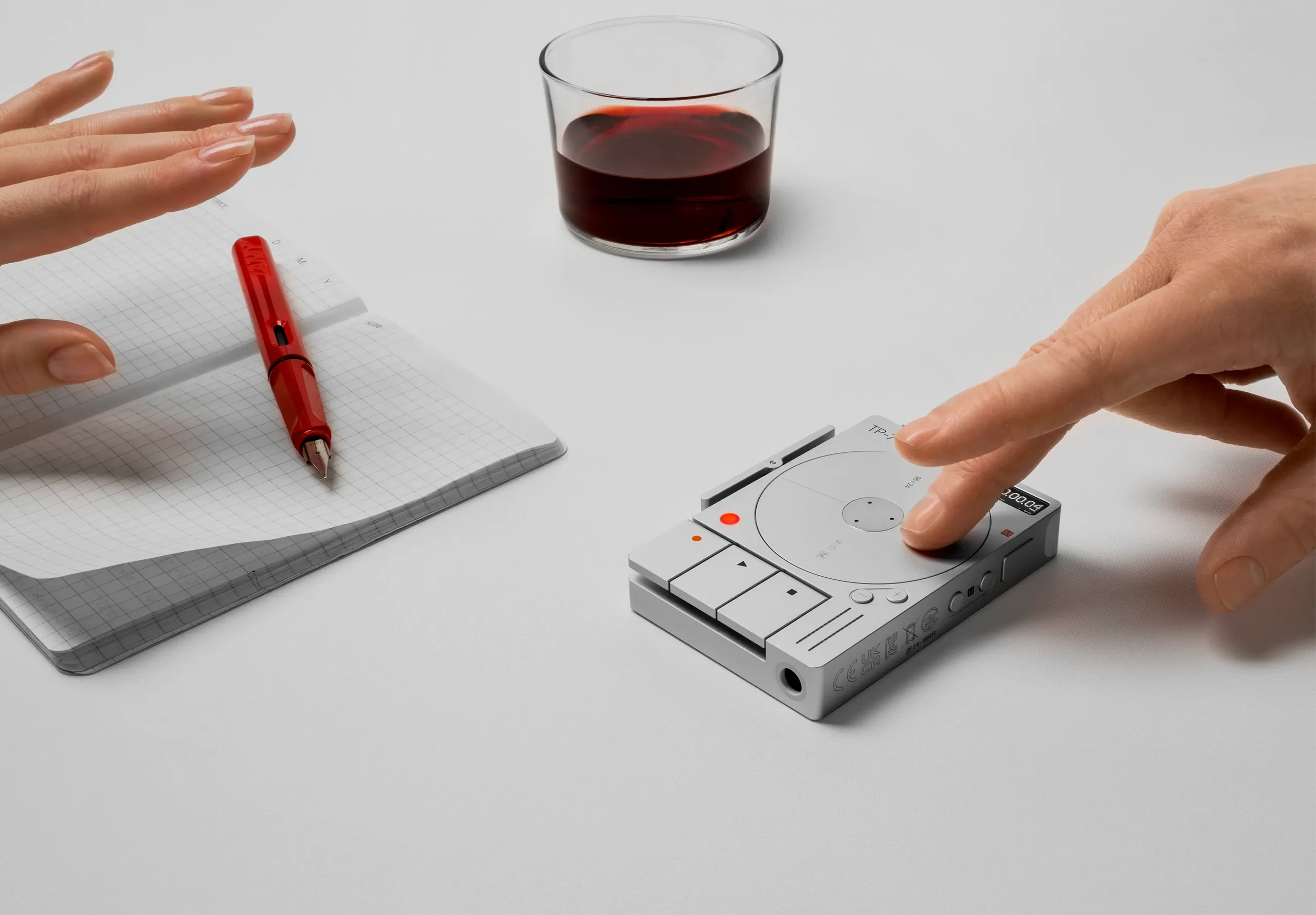 TP-7 Memo recorder by Teenage Engineering in interview featured by Rodd