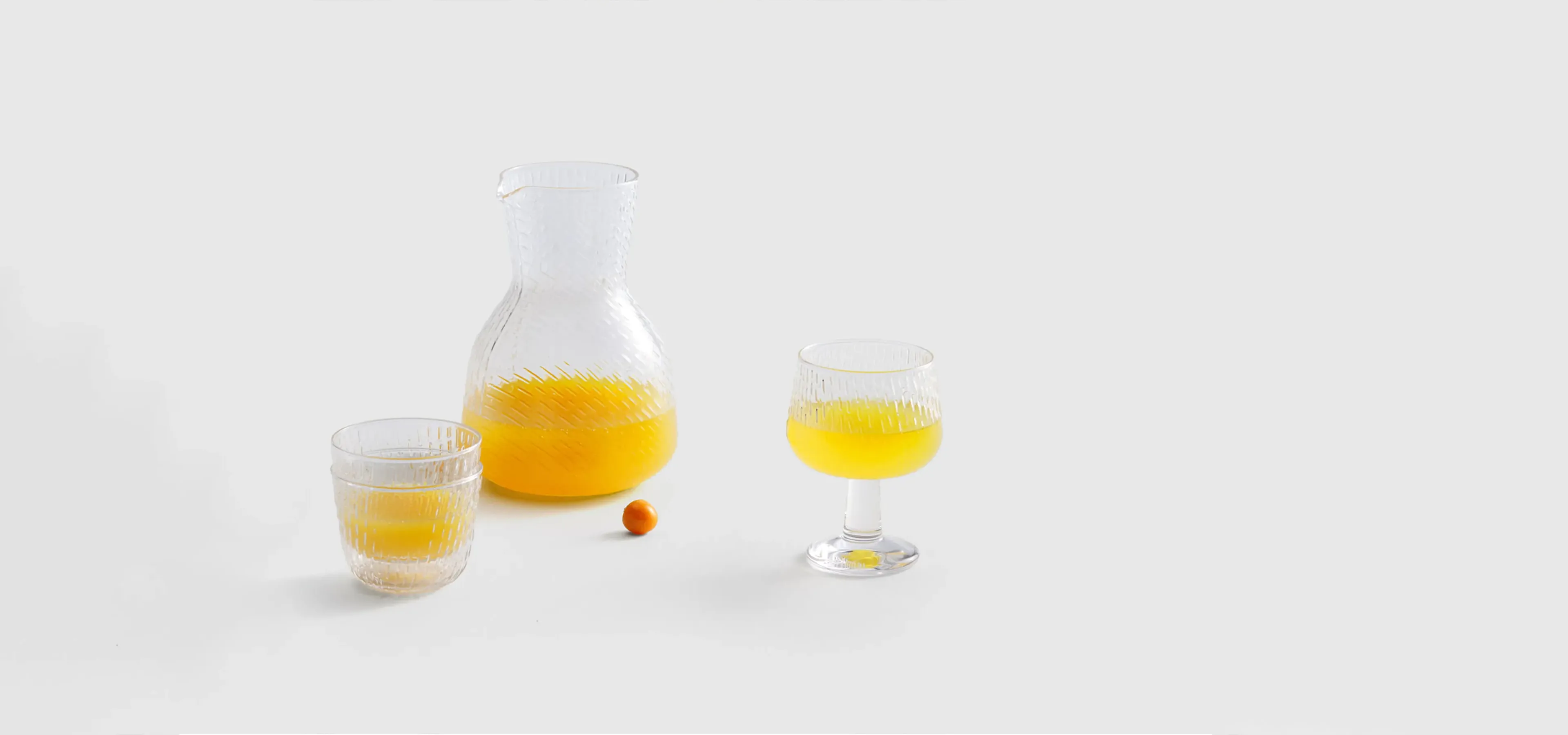 The Syksy glassware by Marimekko