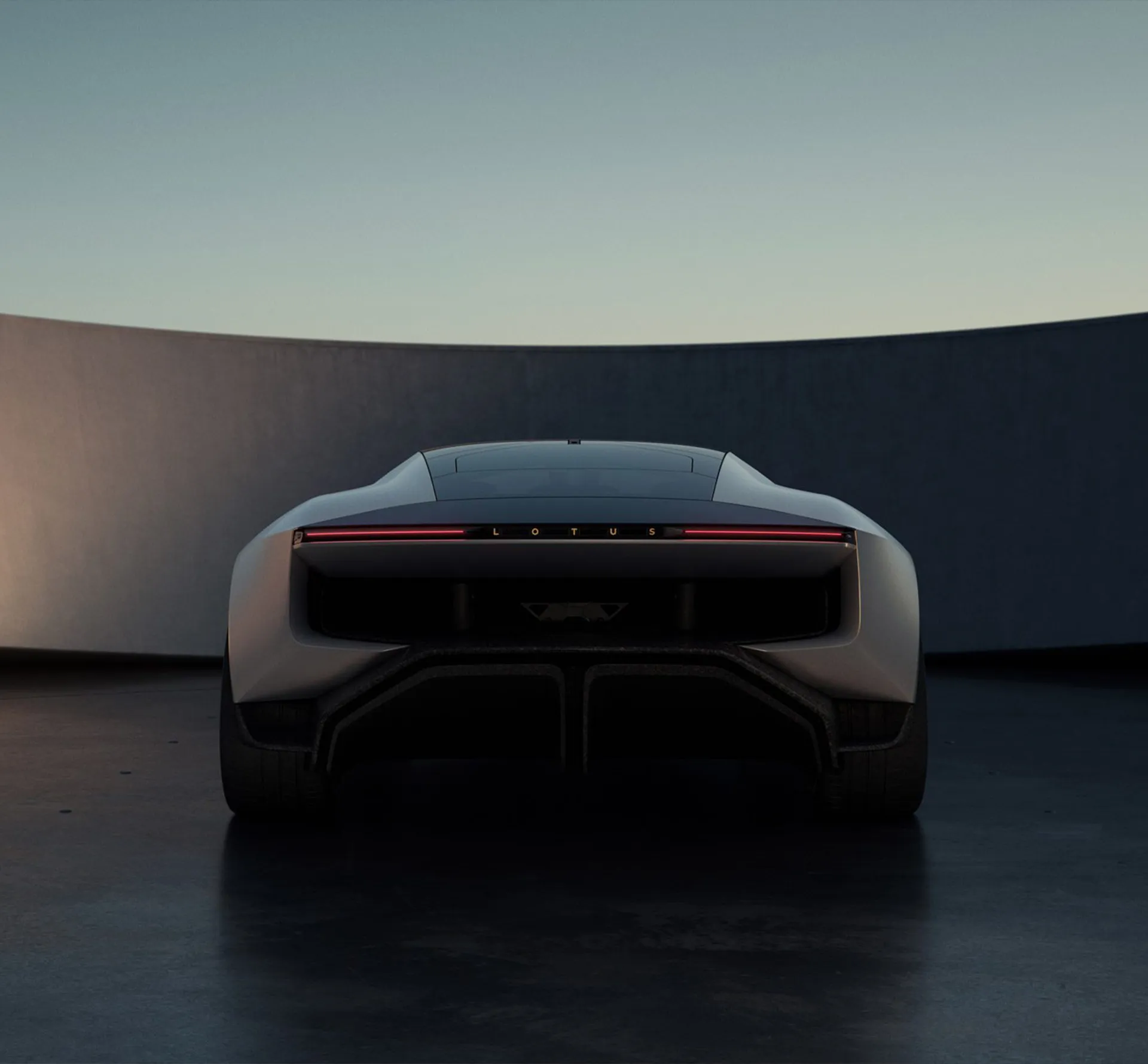 Electric lotus from the back