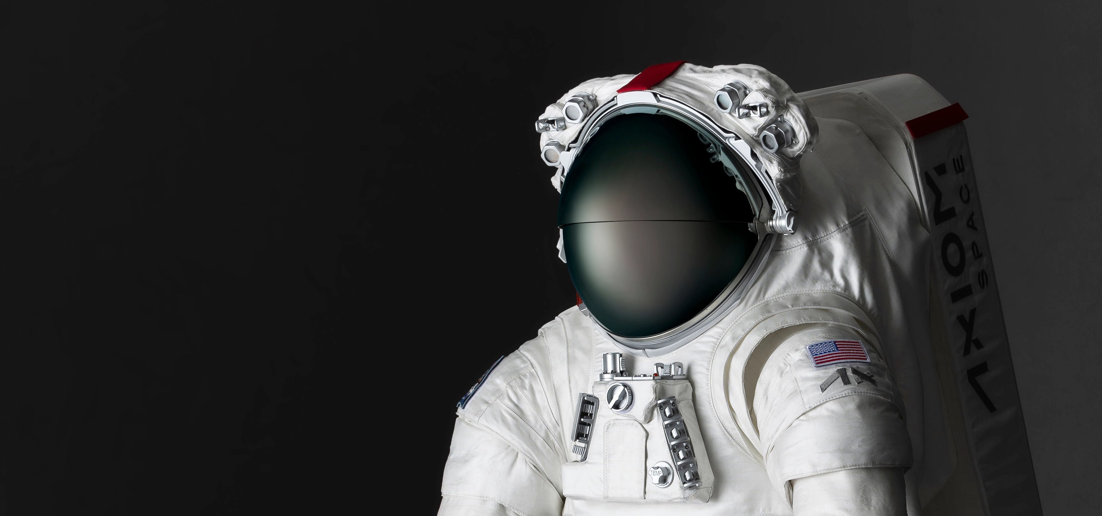 Image of an astronaut on a dark background