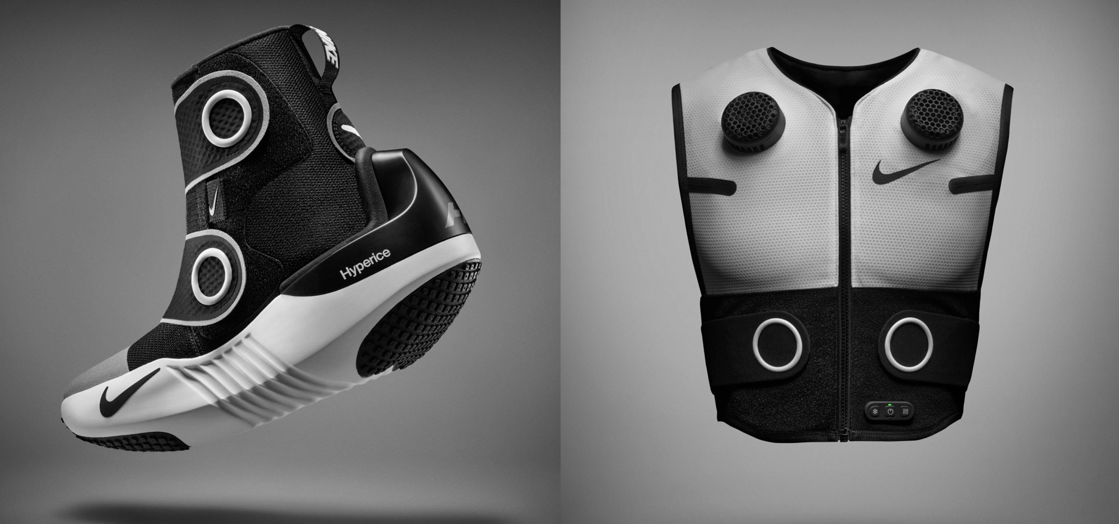 Black and white Nike connected sportswear