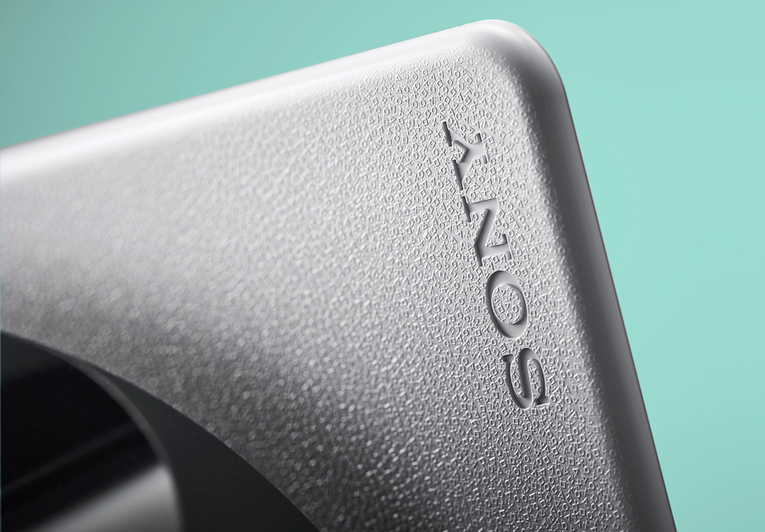 Detail of Sony controller micro-texture